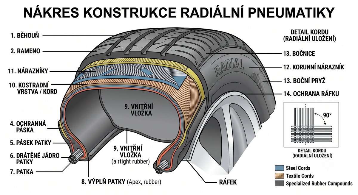 Konstrukce pneumatik